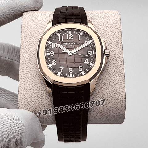 Patek Philippe Aquanaut Rose Gold 5167R-001 Brown Dial 40.8mm Exact 1:1 Replica Top Quality Super Clone Swiss ETA 26-330 S C/430 Automatic Movement Watch