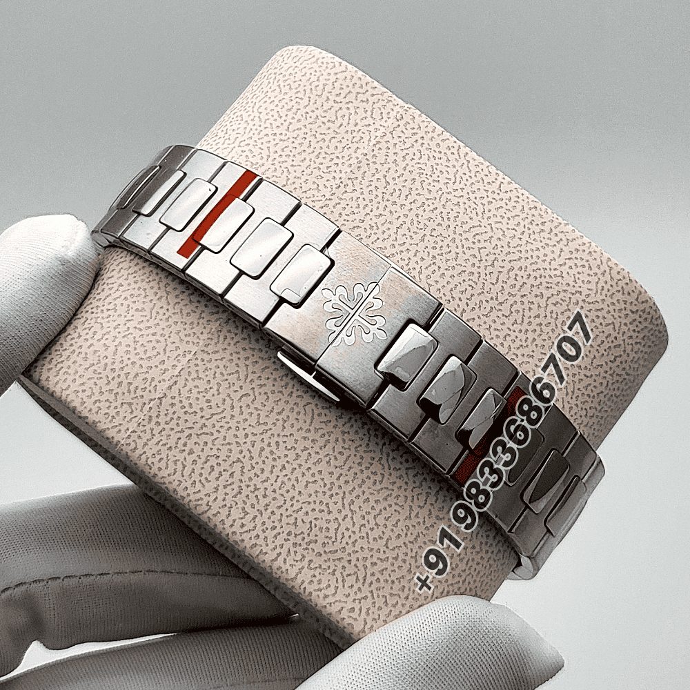 Patek Philippe Cubitus White Gold 7128/1G-001 Sunburst Blue-Gray Dial 45mm Exact 1:1 Replica Top Quality Super Clone Swiss ETA 26-330 S C/434 Automatic Movement Watch - Image 4