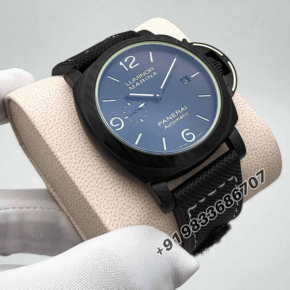 Luminor Panerai Marina Carbotech 44mm Black Dial High Quality Swiss Automatic Watch - Image 3