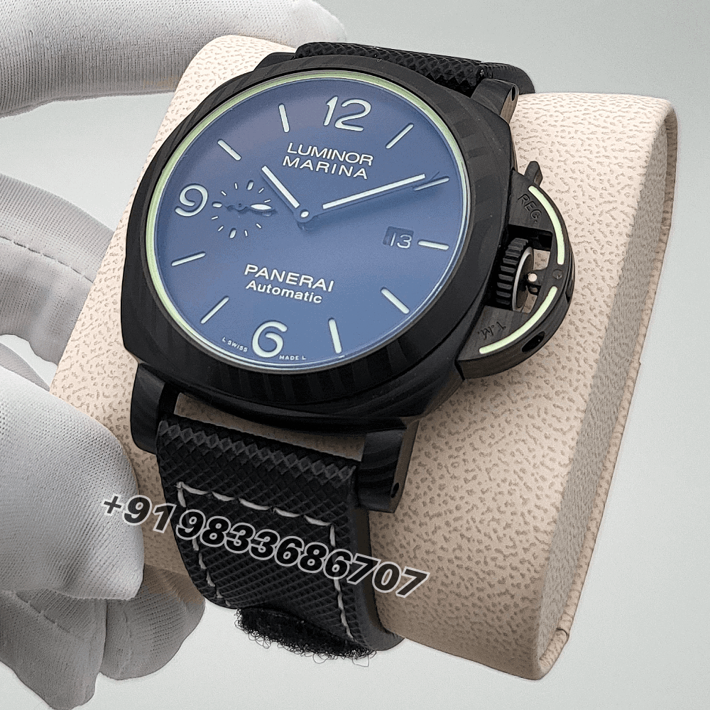 Luminor Panerai Marina Carbotech 44mm Black Dial High Quality Swiss Automatic Watch - Image 2