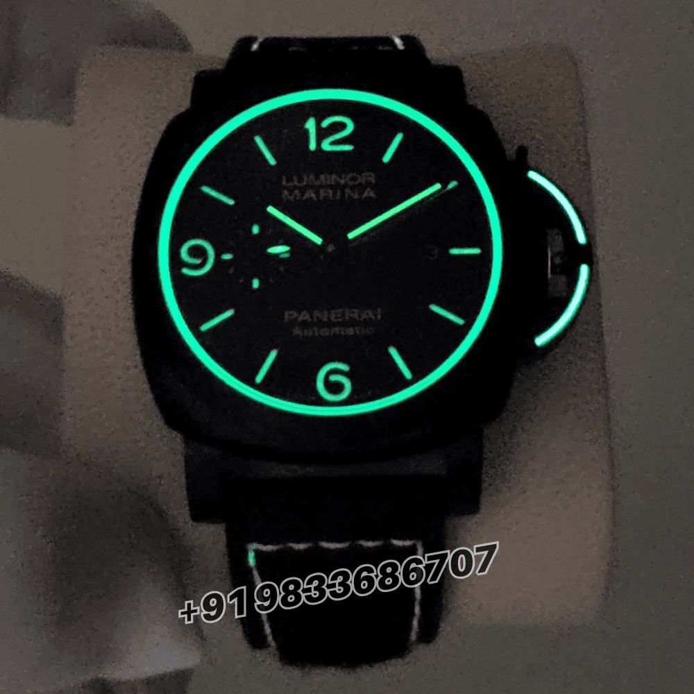 Luminor Panerai Marina Carbotech 44mm Black Dial High Quality Swiss Automatic Watch - Image 6