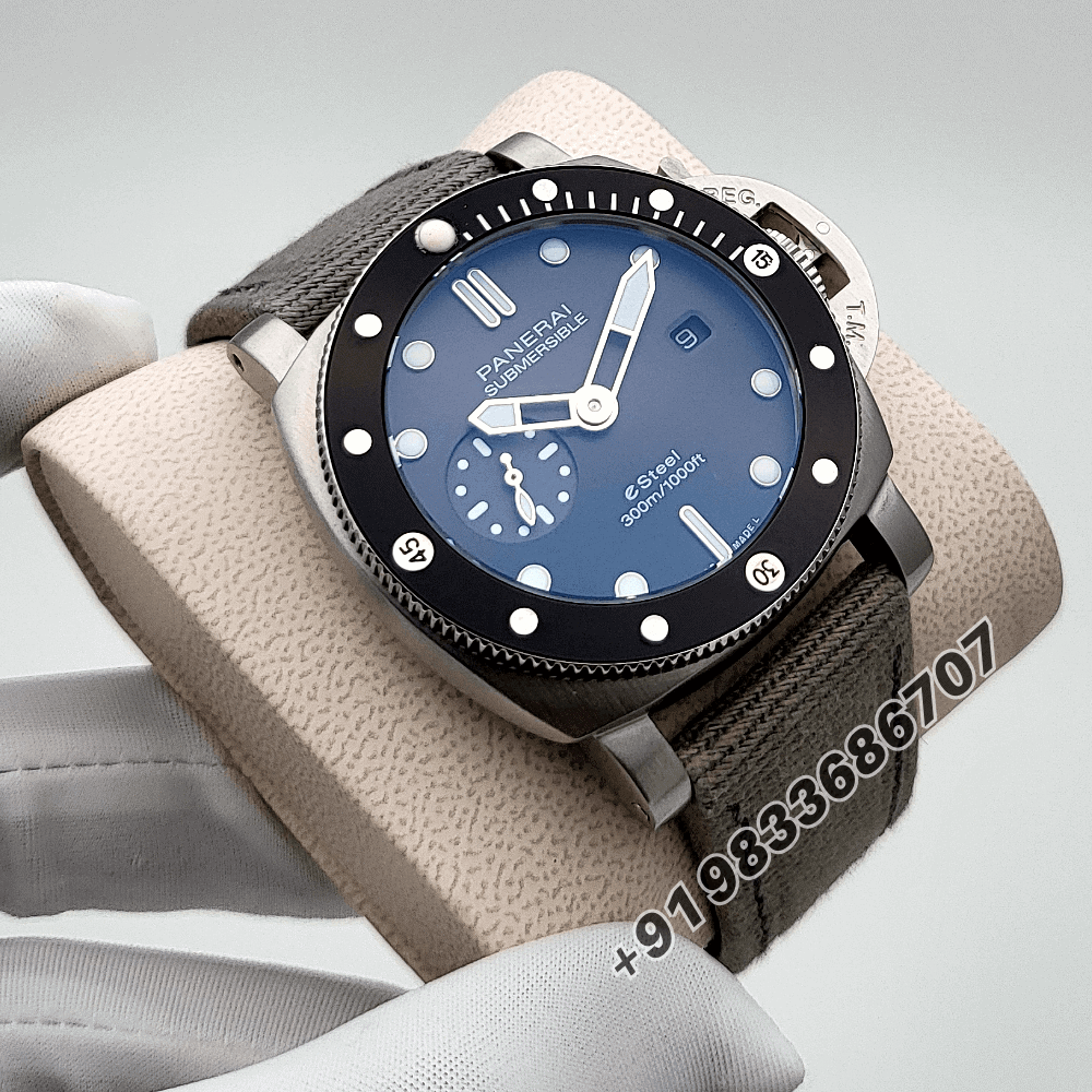 Luminor Panerai Submersible QuarantaQuattro Grigio Roccia Anthracite Polished Gradient Dial High Quality Swiss Automatic Watch - Image 3