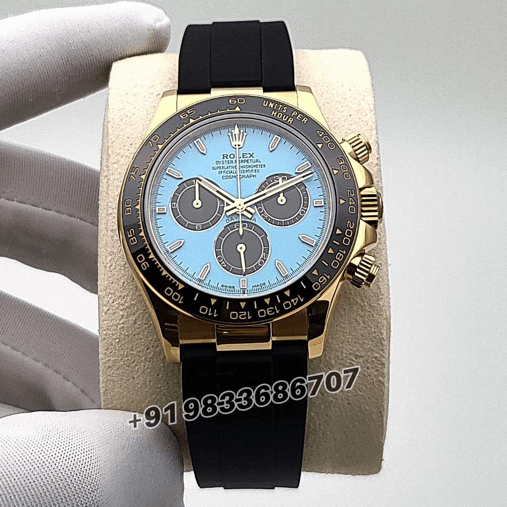 Rolex Cosmograph Daytona Tiffany 40mm Exact 1:1 Top Quality Super Clone Replica Swiss ETA 4131 Automatic Movement Watch