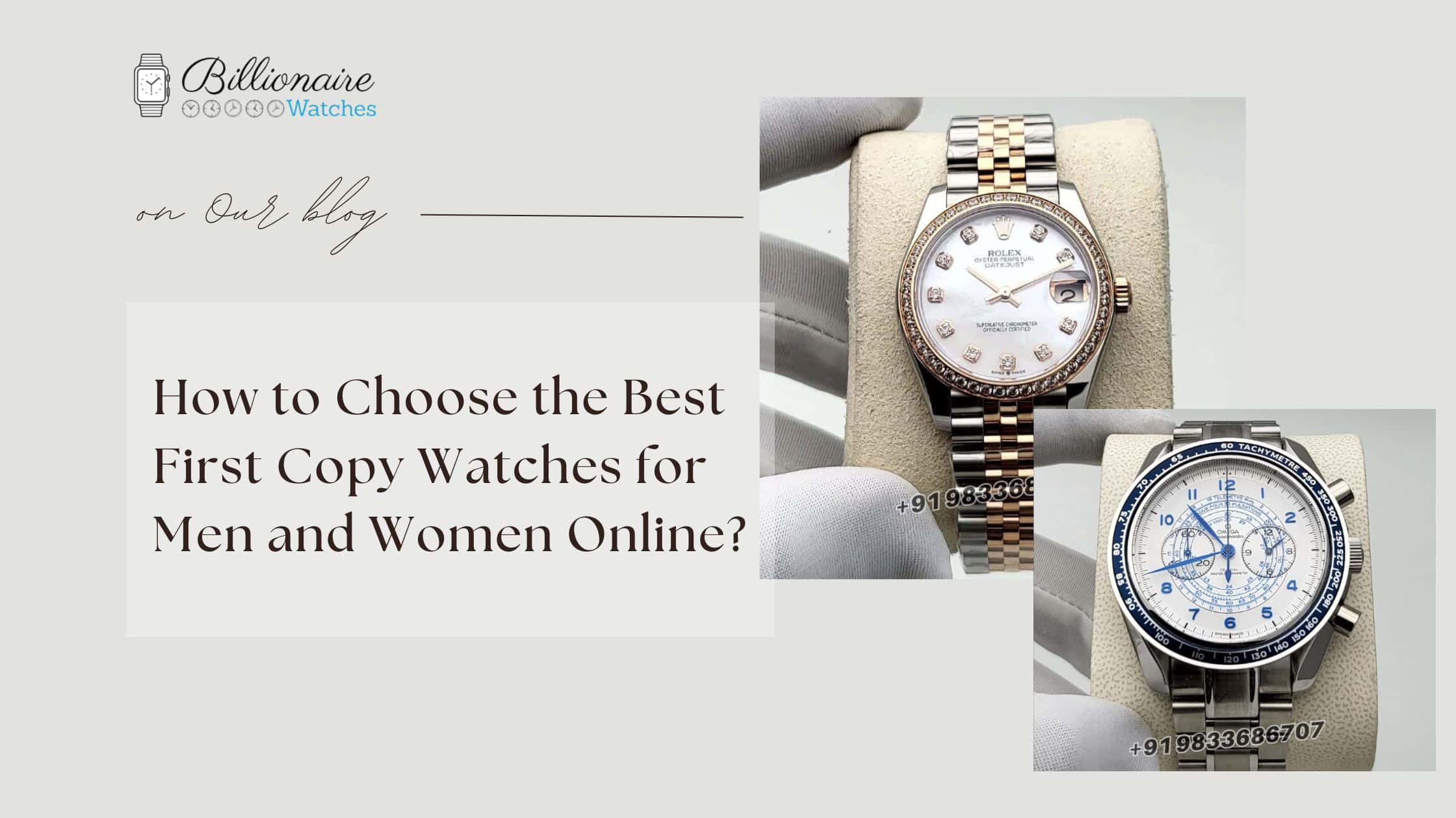 First Copy Watches for Men and Women