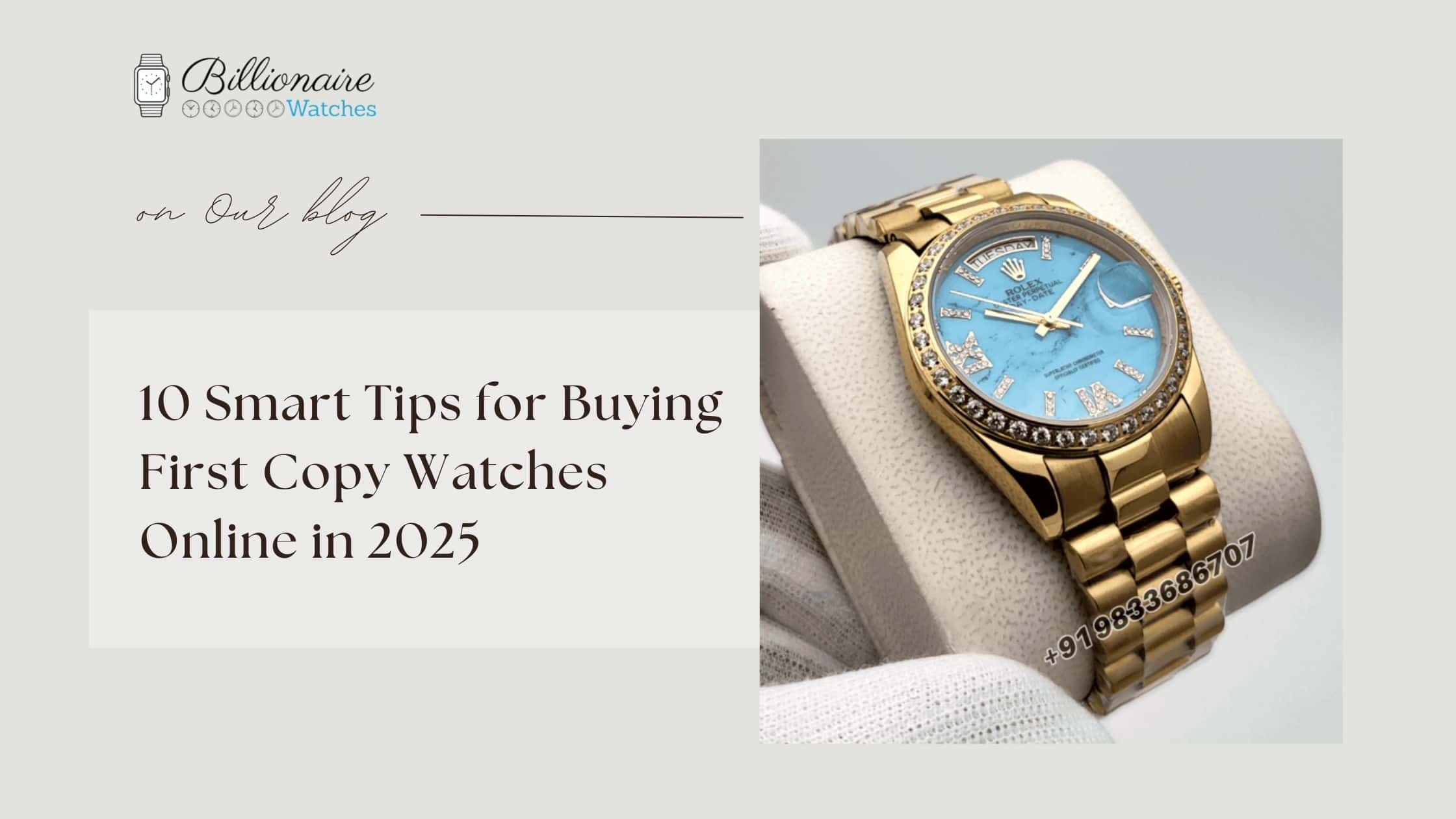 First Copy Watches Online