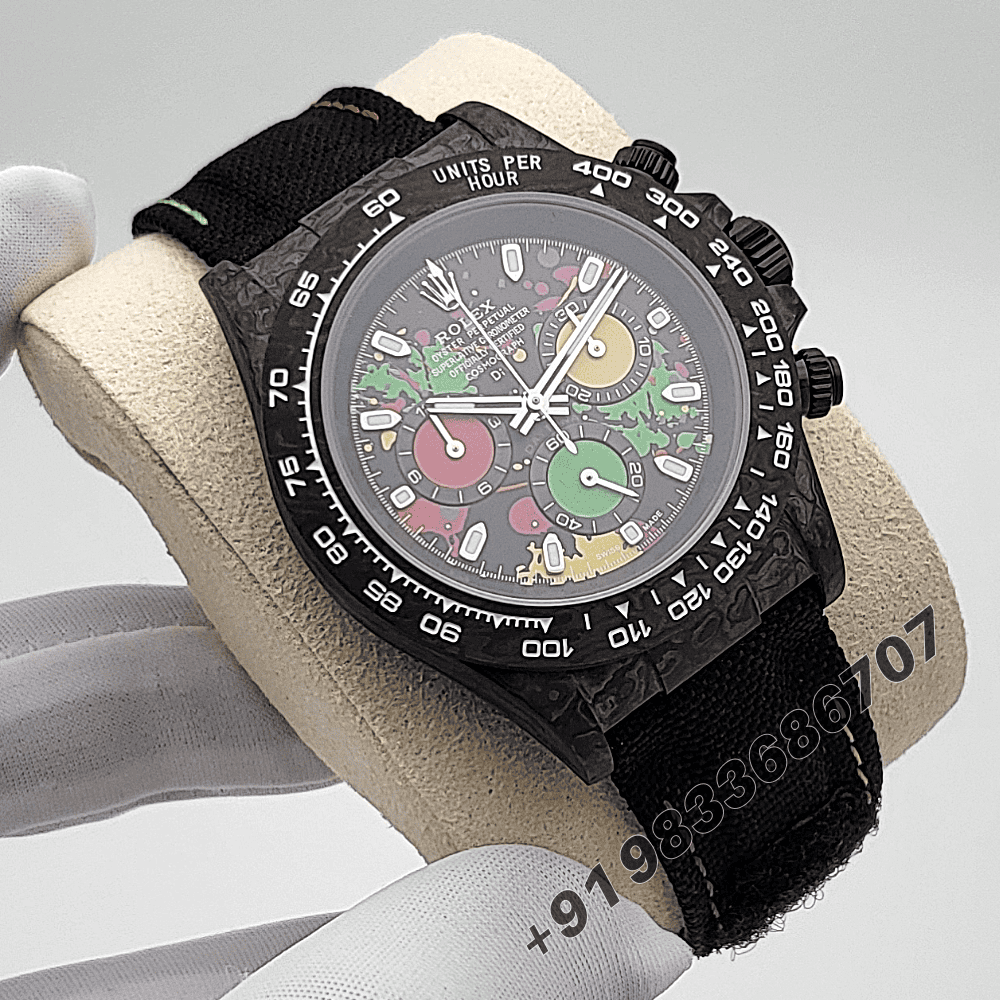 Rolex Cosmograph Daytona Diw “Motley 41mm” Exact 1:1 Top Quality Super Clone Replica Swiss ETA 4130 Automatic Movement Watch - Image 3