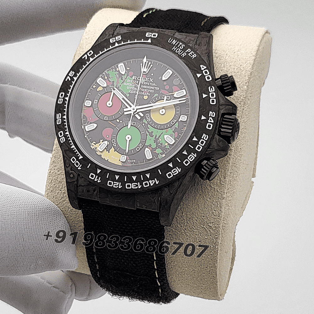 Rolex Cosmograph Daytona Diw “Motley 41mm” Exact 1:1 Top Quality Super Clone Replica Swiss ETA 4130 Automatic Movement Watch - Image 2