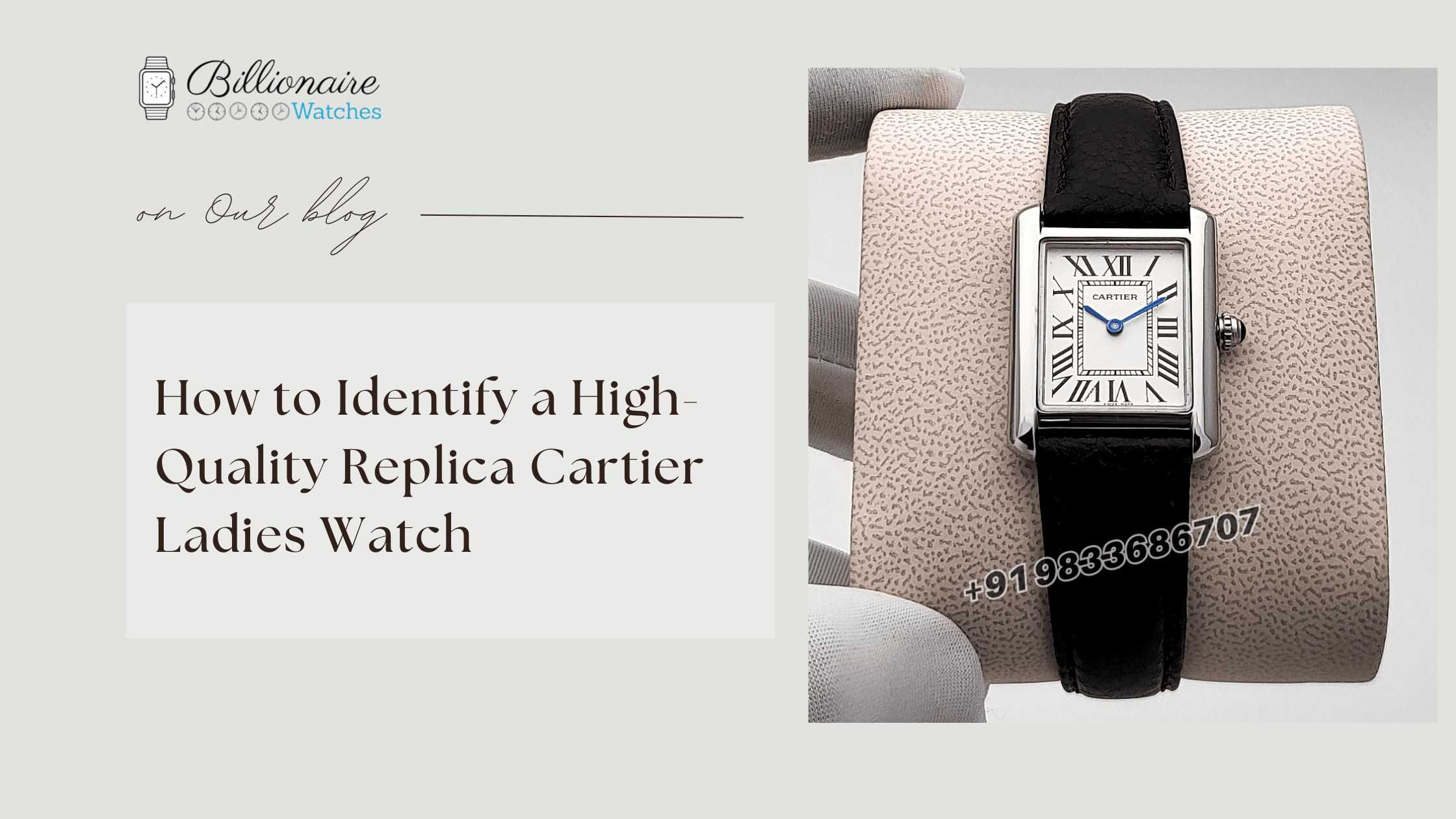 Replica Cartier Ladies Watch