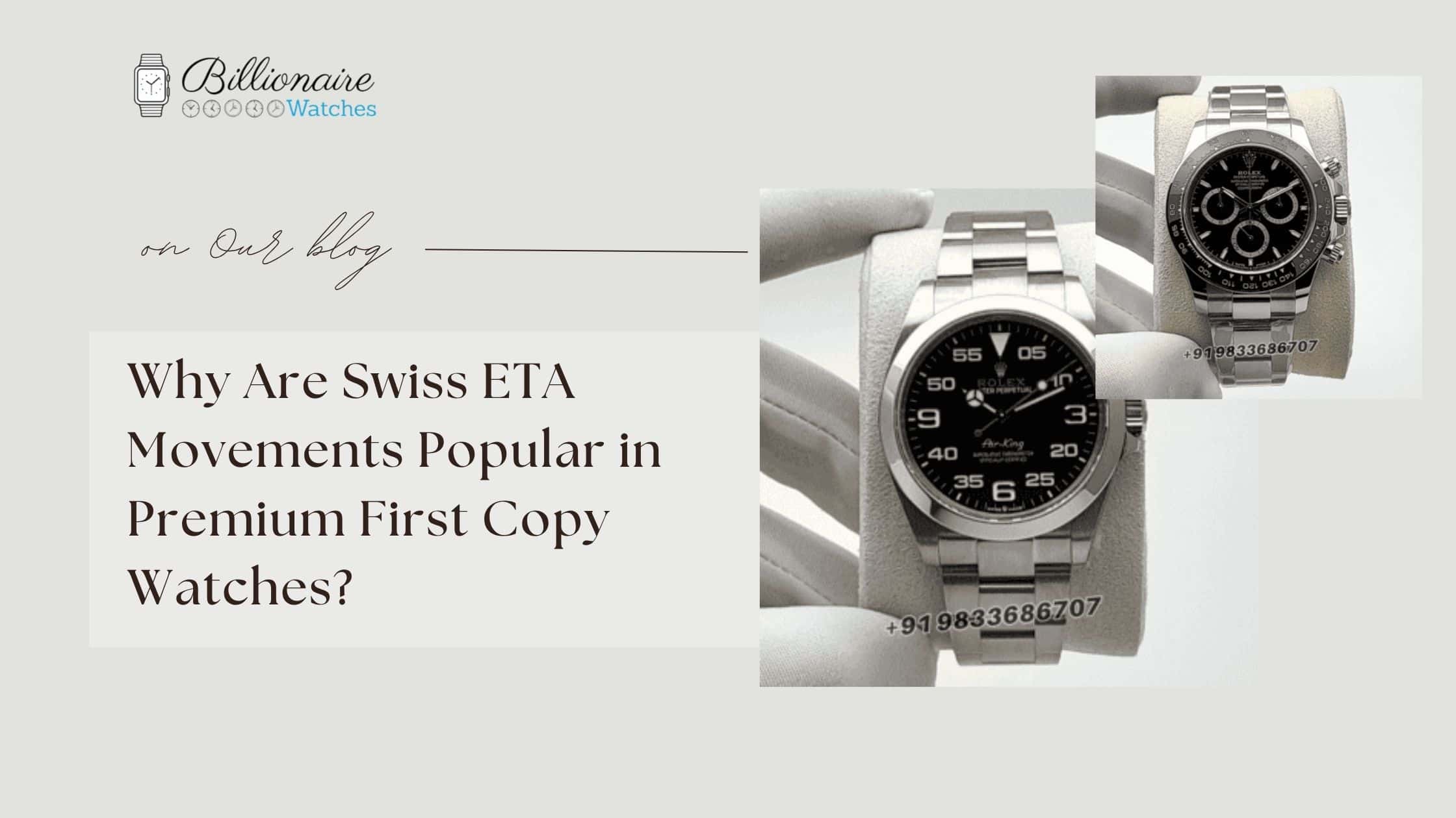 Swiss ETA Watches