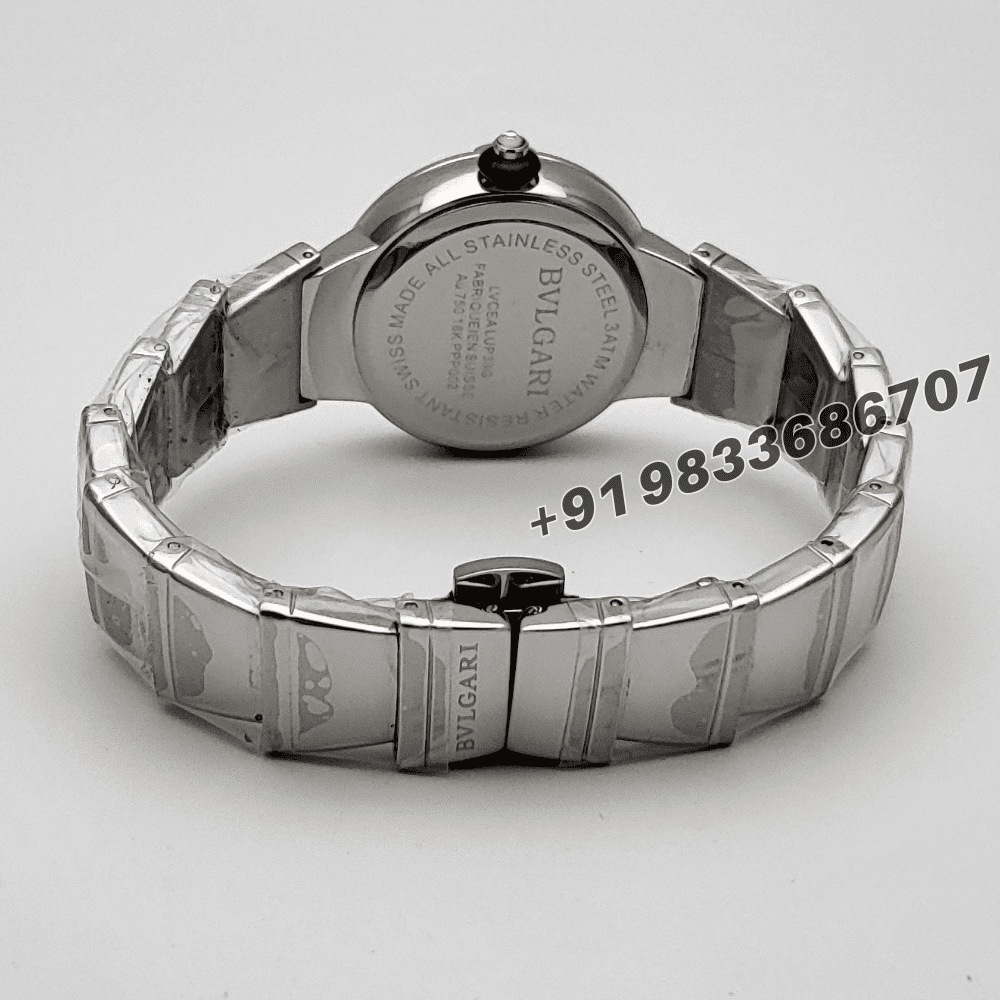 Bvlgari Lvcea Stainless Steel Black Dial High Quality Women’s Watch - Image 4