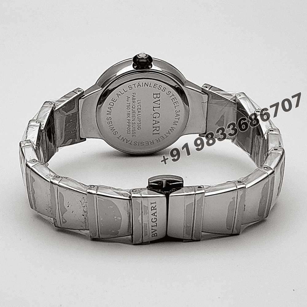 Bvlgari Lvcea Stainless Steel White Mother-of-pearl Dial High Quality Women’s Watch - Image 4