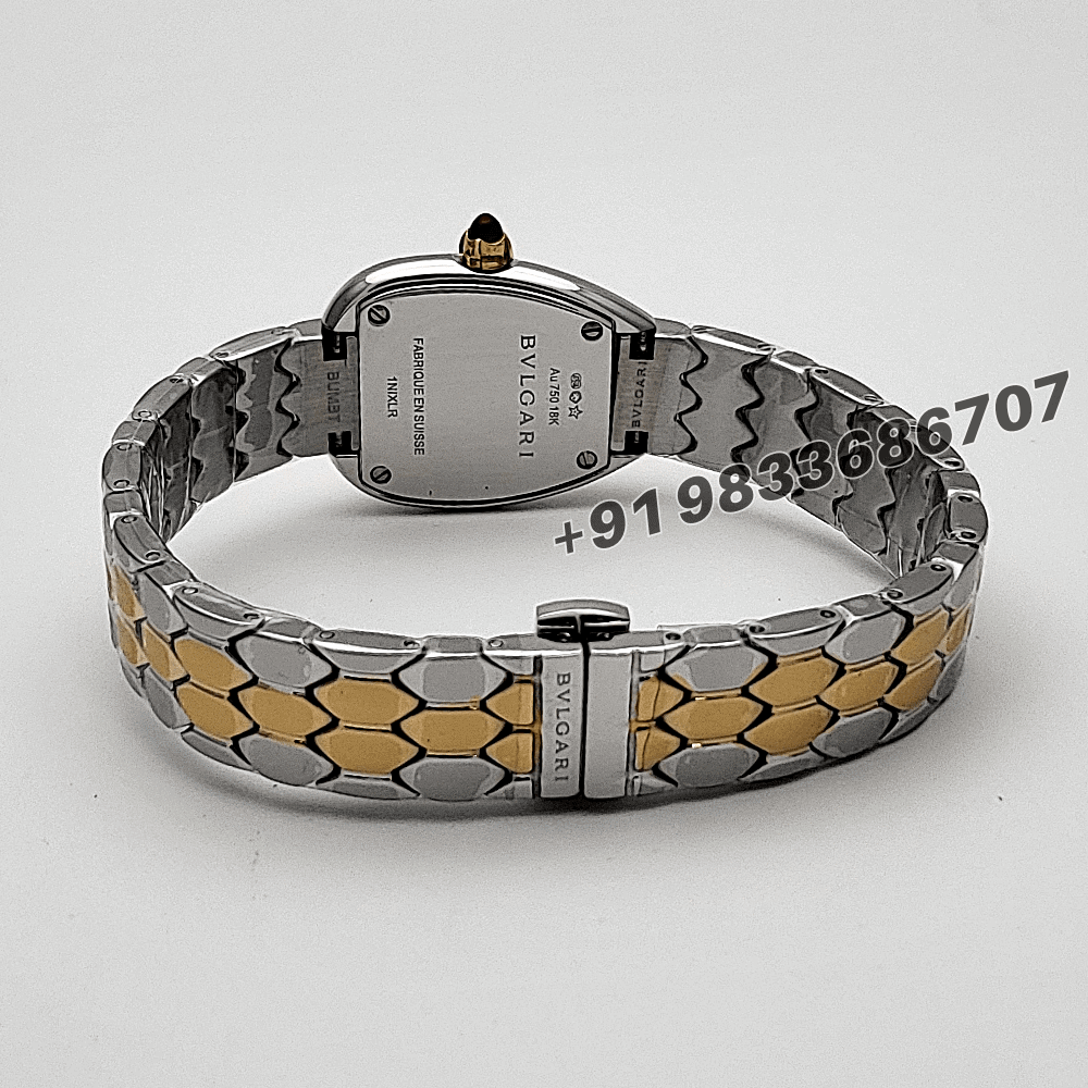 Bvlgari Serpenti Seduttori Yellow Gold Stainless Steel White Dial High Quality Women’s Watch - Image 4