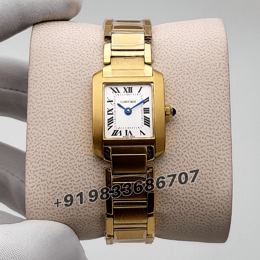 Cartier Tank Francaise White Dial High Quality First Copy Women’s Watch