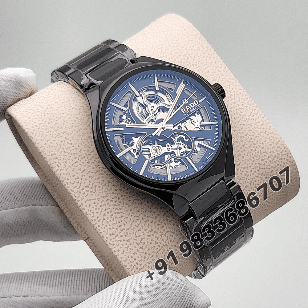Rado True Round Open Heart Skeleton Dial 40mm High Quality Swiss Automatic Watch - Image 3