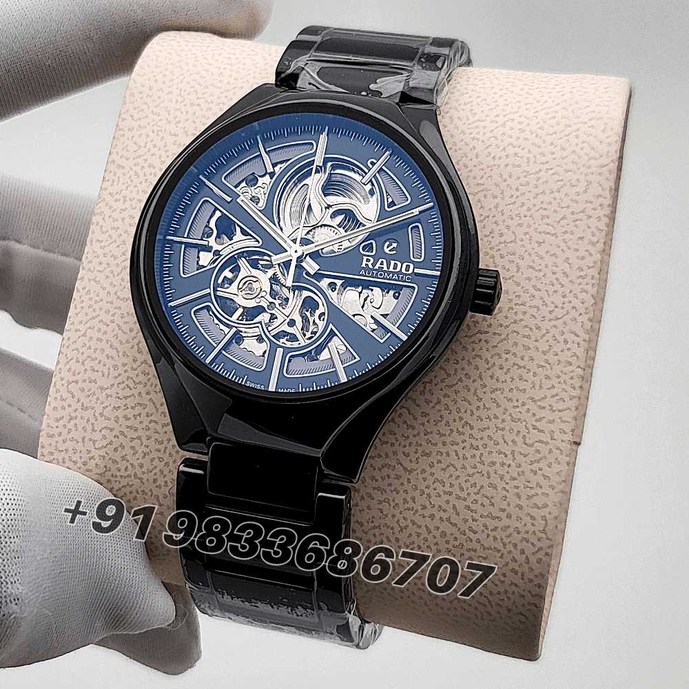 Rado True Round Open Heart Skeleton Super-luminova Dial 40mm High Quality Swiss Automatic Watch - Image 2