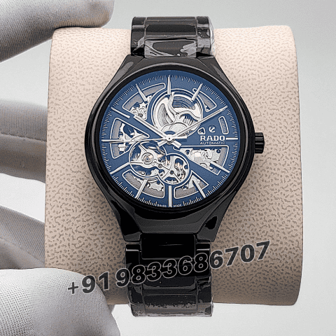 Rado True Round Open Heart Skeleton Super-luminova Dial 40mm High Quality Swiss Automatic Watch