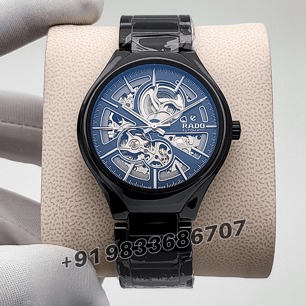 Rado True Round Open Heart Skeleton Super-luminova Dial 40mm High Quality Swiss Automatic Watch