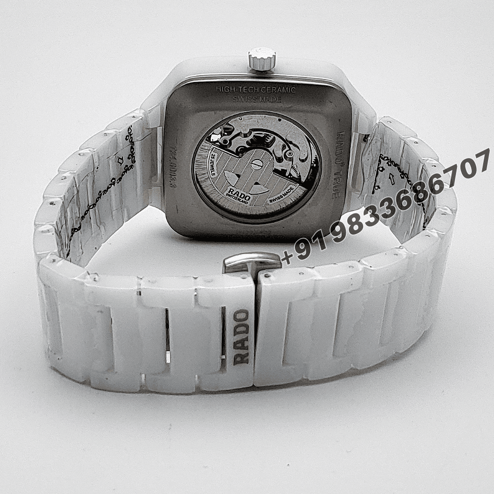 Rado True Square Skeleton Dial 38mm High Quality Swiss Automatic First Copy Watch - Image 4