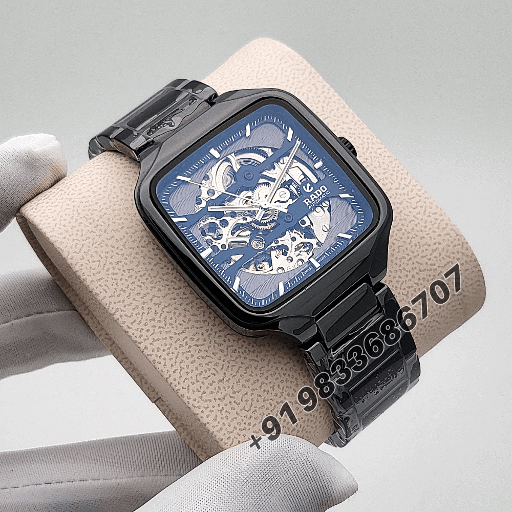 Rado True Square Skeleton Dial 38mm High Quality Swiss Automatic Watch - Image 3