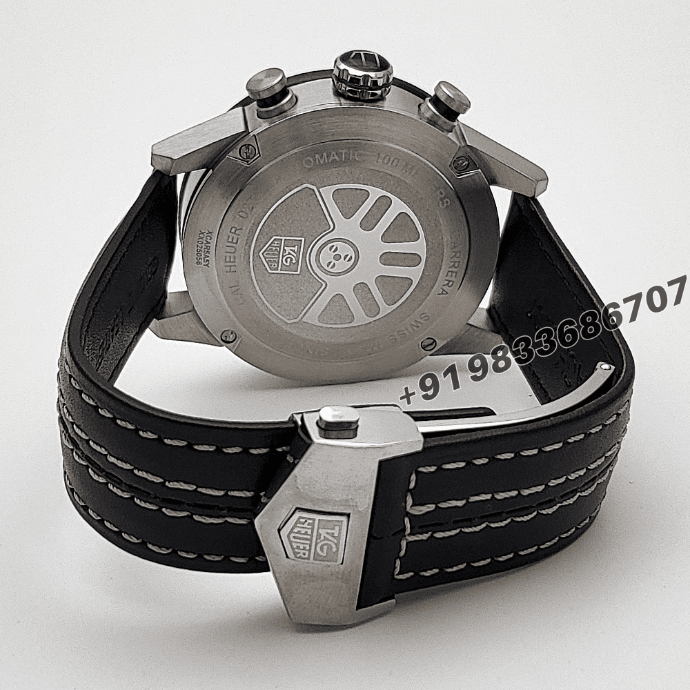 Tag Heuer Carrera Chronograph x Porsche Black Dial High Quality Watch - Image 4