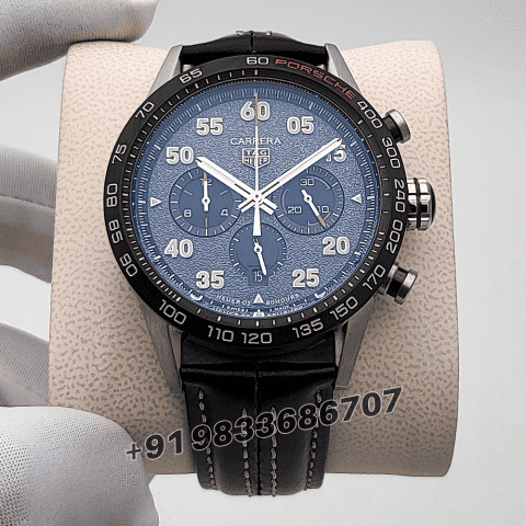 Tag Heuer Carrera Chronograph x Porsche Black Dial High Quality Watch