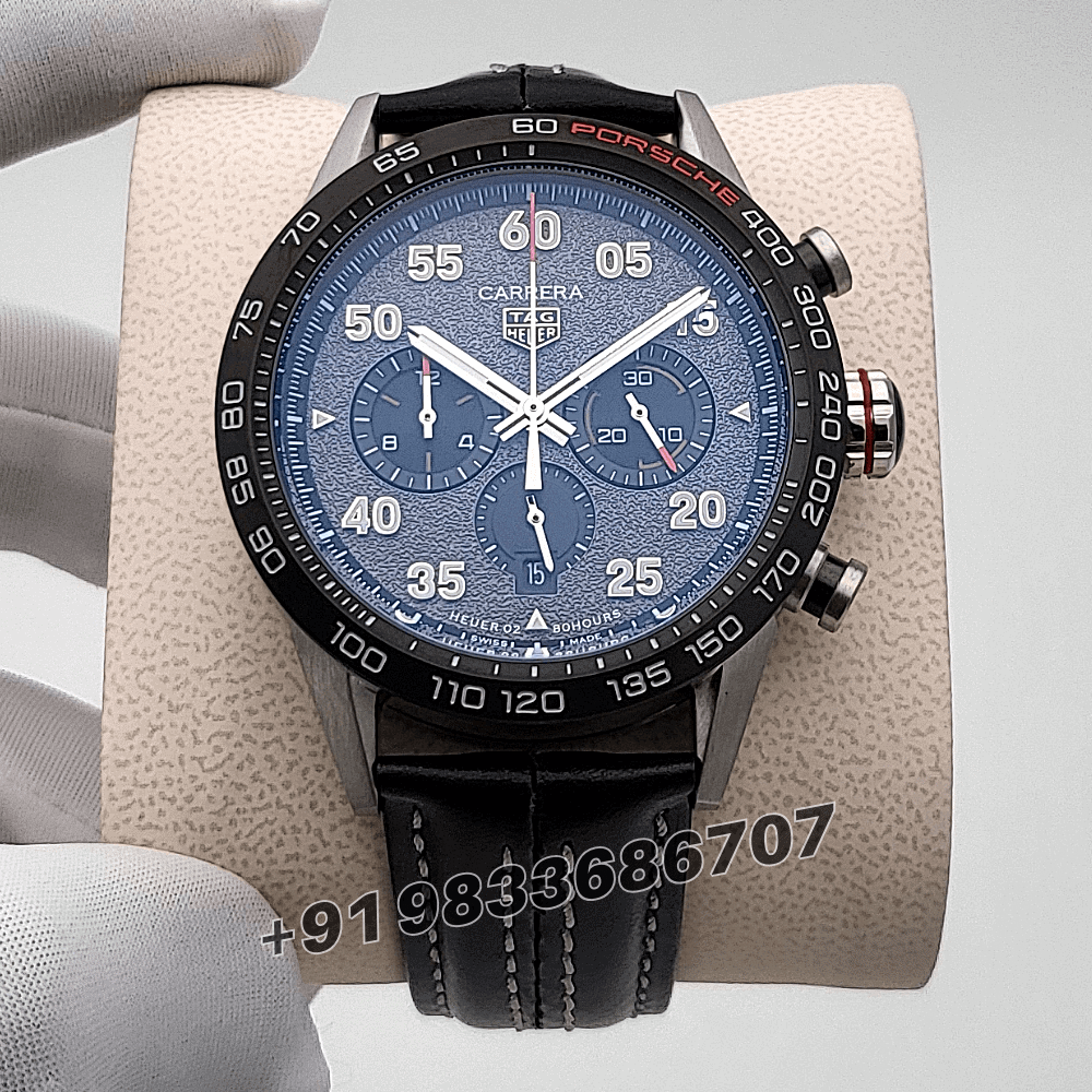 Tag Heuer Carrera Chronograph x Porsche Black Dial High Quality Watch