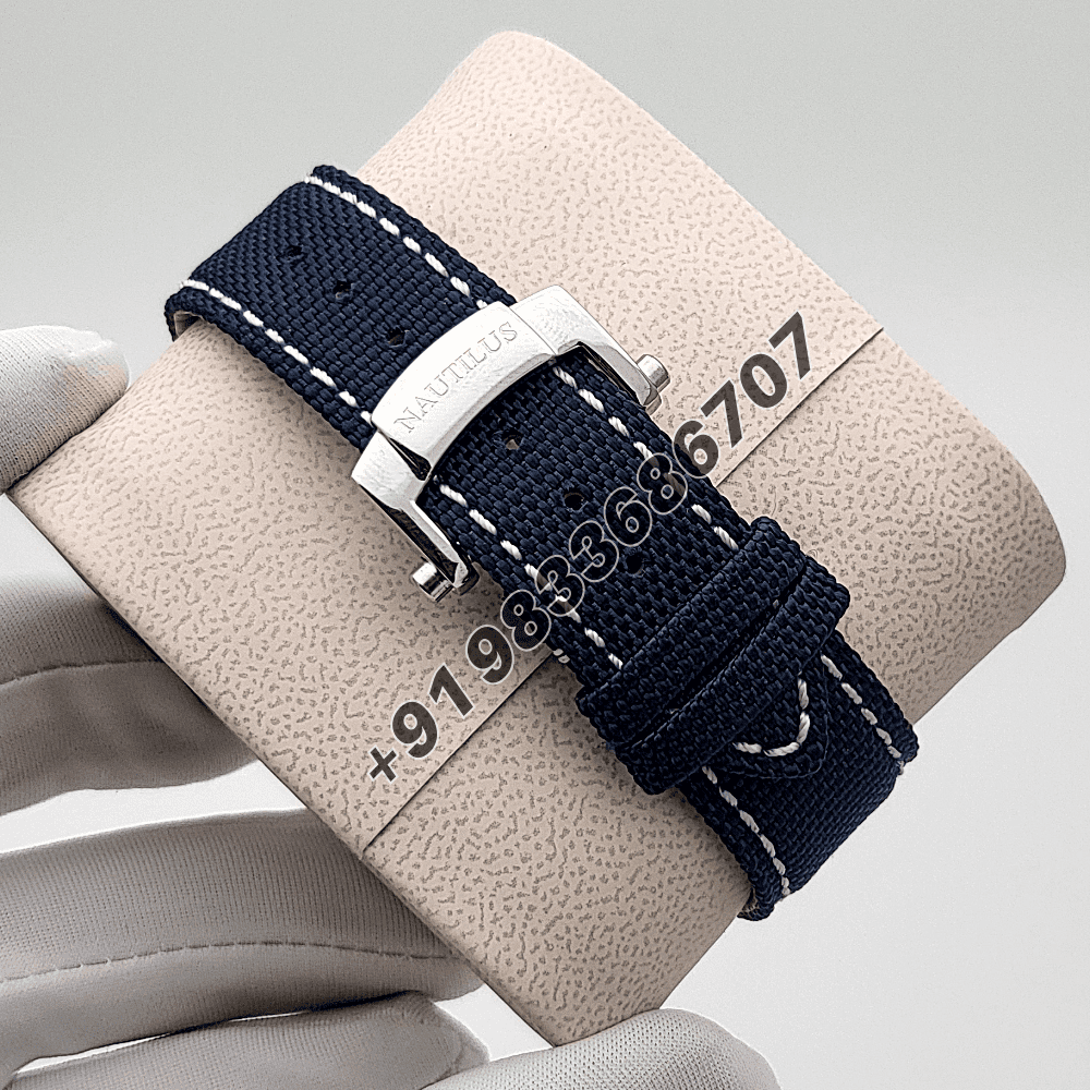 Patek Philippe Cubitus Platinum 5822P-001 Sunburst Blue Dial 45mm Exact 1:1 Replica Top Quality Super Clone Swiss ETA 240 PS CI J LU Automatic Movement Watch - Image 4