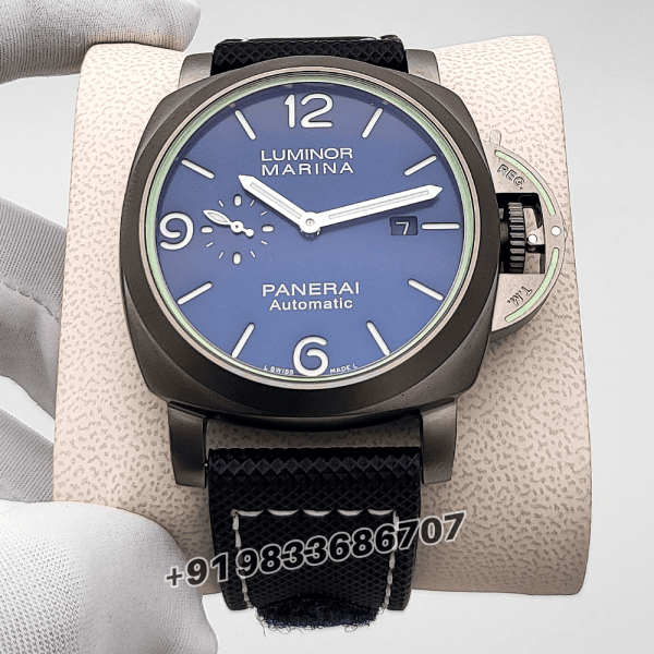 Luminor Panerai Marina Blue Dial 44mm High Quality Swiss Automatic Watch (1)