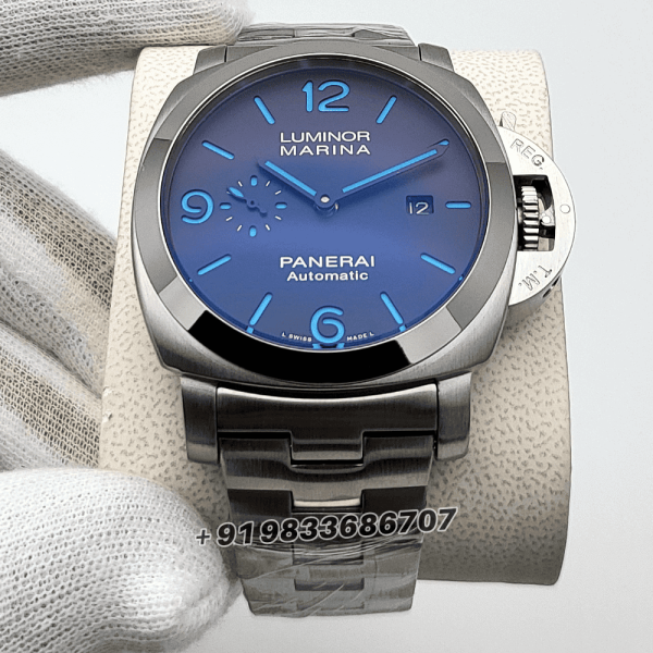 Luminor Panerai Marina Stainless Steel Black Dial High Quality Swiss Automatic First Copy Watch