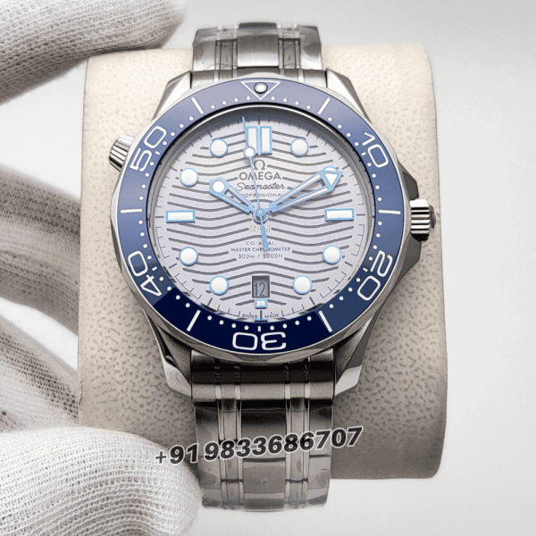 Omega Seamaster Diver 300M Steel On Steel Grey Dial 42mm Exact 11 Top Quality Super Clone Replica Swiss ETA 8800 Automatic Movement Watch