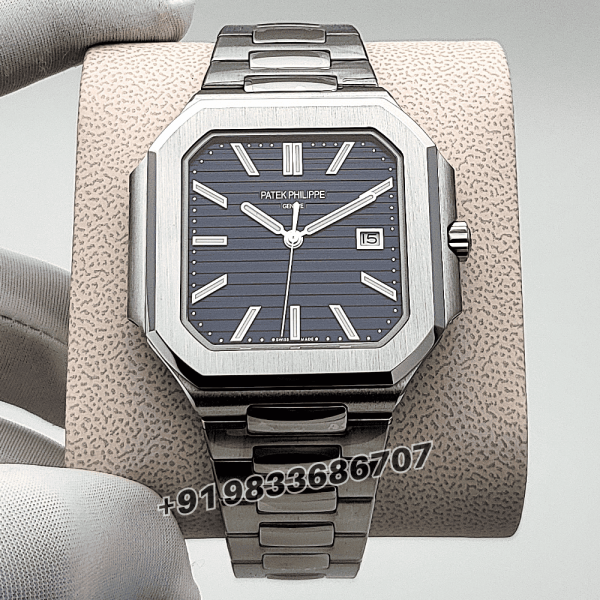 Patek Philippe Cubitus White Gold 71281G-001 Sunburst Blue-Gray Dial 45mm Exact 11 Replica Top Quality Super Clone (1)