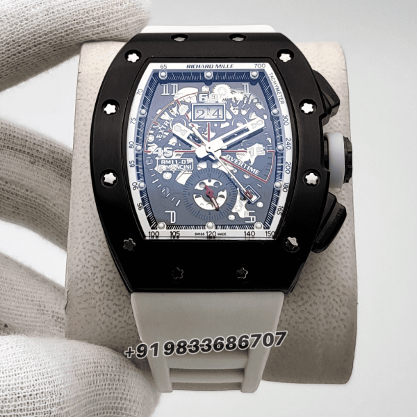 Richard Mille RM 11-01 Roberto Mancini Flyback Chronograph 50x40mm High Quality Swiss Automatic Movement First Copy Watch