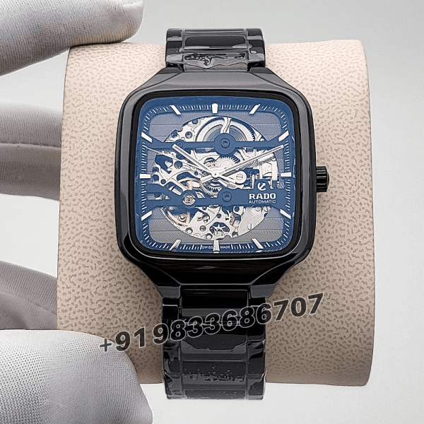 Rado True Square Skeleton Dial 38mm High Quality Swiss Automatic Watch (4)
