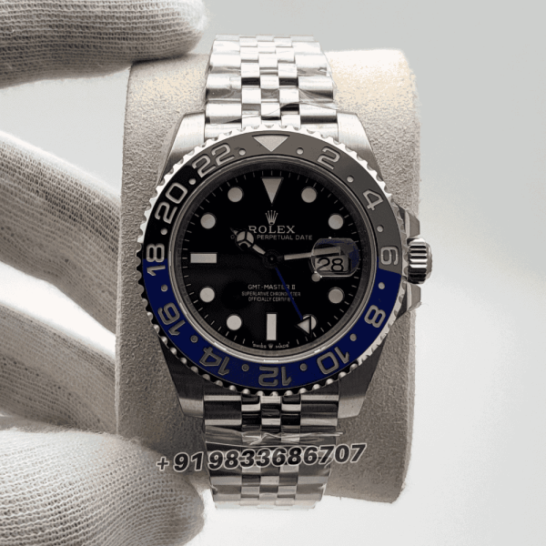 Rolex GMT Master II BATMAN Jubilee Bracelet 40mm Exact 1:1 Top Quality Super Clone Swiss ETA 3285 Automatic Movement Watch