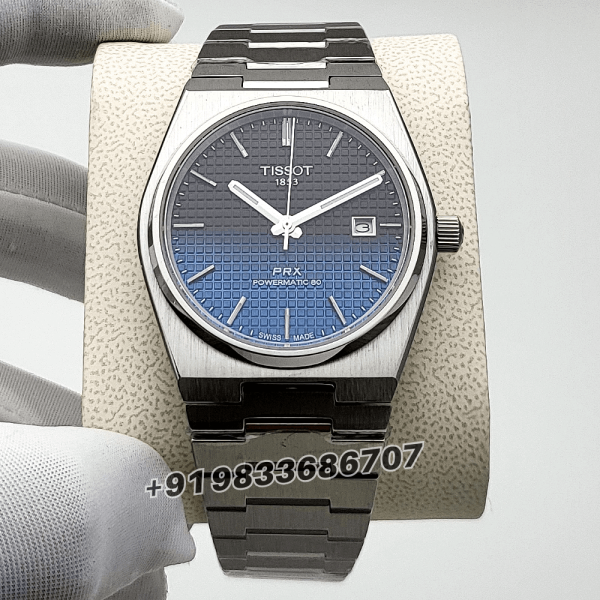 Tissot PRX Powermatic 80 Gradient 40mm Black Chameleon Dial High Quality Swiss Automatic Movement First Copy Watch (1)