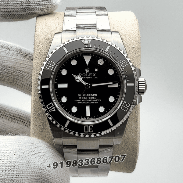 Rolex Submariner No-Date Black Dial 41mm Exact 1:1 Top Quality Super Clone Replica Swiss ETA 3230 Automatic Movement Watch