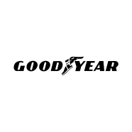 Black n Rounds ATX logo featuring the Goodyear brand.