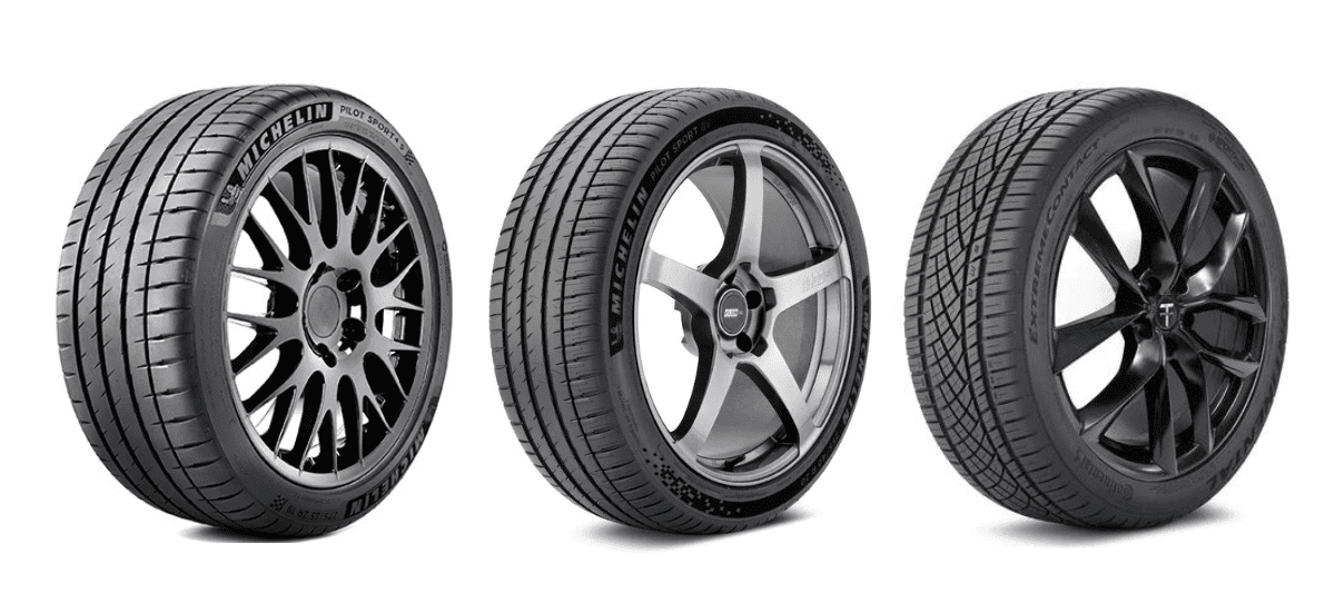 High-quality tires for Tesla Model 3, Model Y, and Ford F-150 at Black n Rounds ATX.