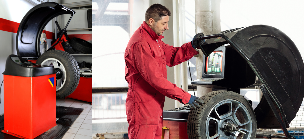 Professional wheel balancing for smooth driving and tire longevity. Expert service at Black n Rounds.