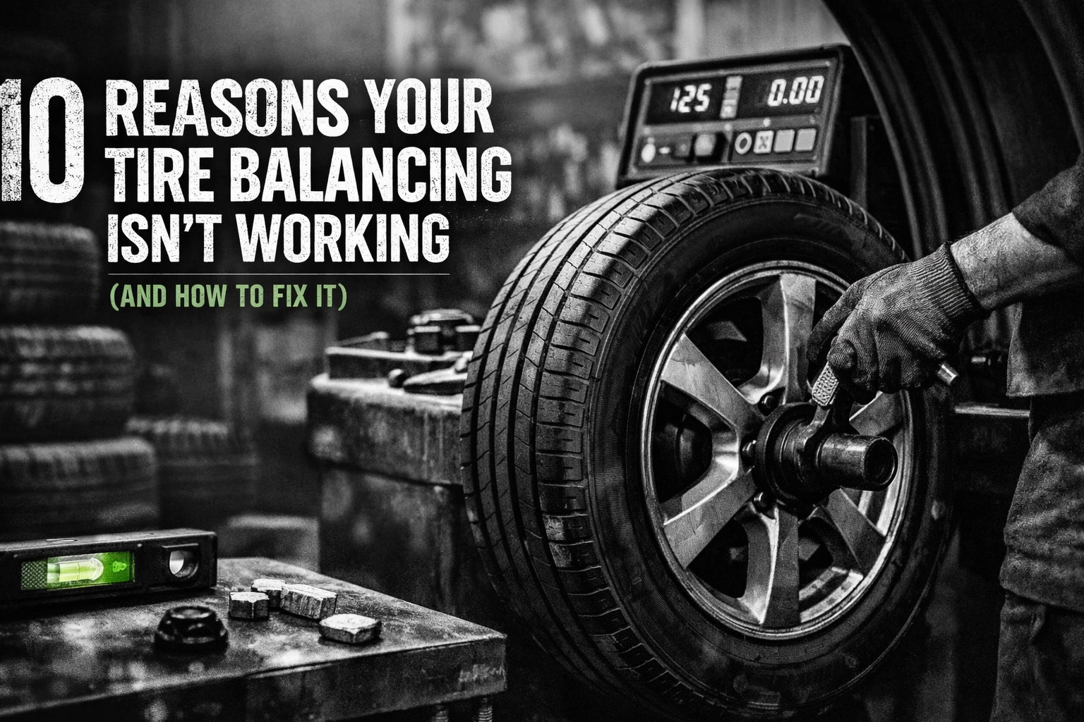 Tire balancing issues and solutions at Black n Rounds ATX.