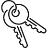 Keys for high-end vehicle access, emphasizing luxury and security.