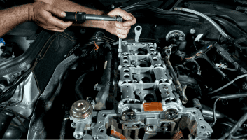 Engine repair and maintenance services at Bluestone Automotive, Edmonton's trusted auto repair shop.