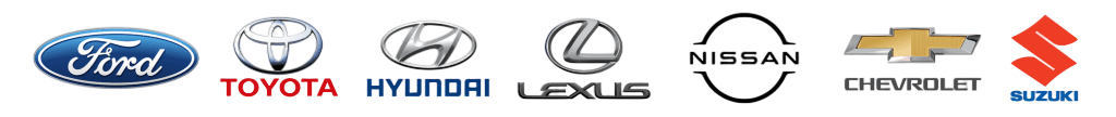 Vehicle brand logos at Bluestone Automotive