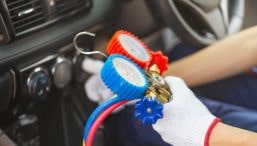 Close-up of offroad vehicle accessories with colorful gear and tools.