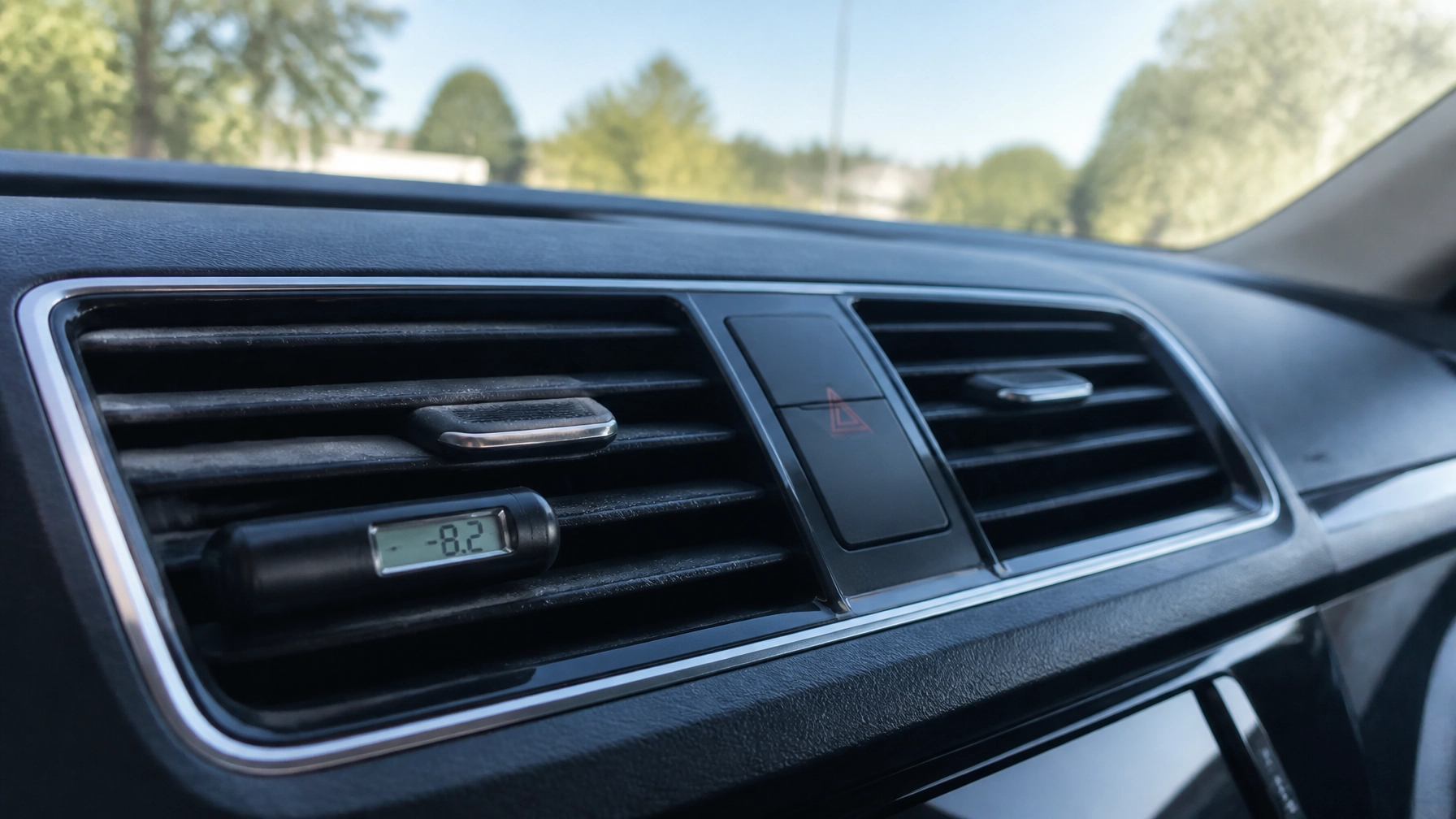 Ventilation system in a vehicle dashboard for optimal airflow and comfort.