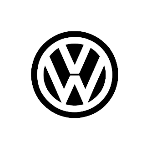 Volkswagen vehicle being serviced at Bron's Automotive in a professional repair shop.