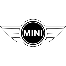 MINI Cooper emblem, iconic car logo for branding and recognition.