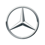 Mercedes-Benz emblem displayed at Butterworth's Service Centre.