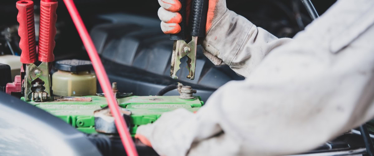 Vehicle inspection and diagnostics being performed at Butterworth's Service Centre.