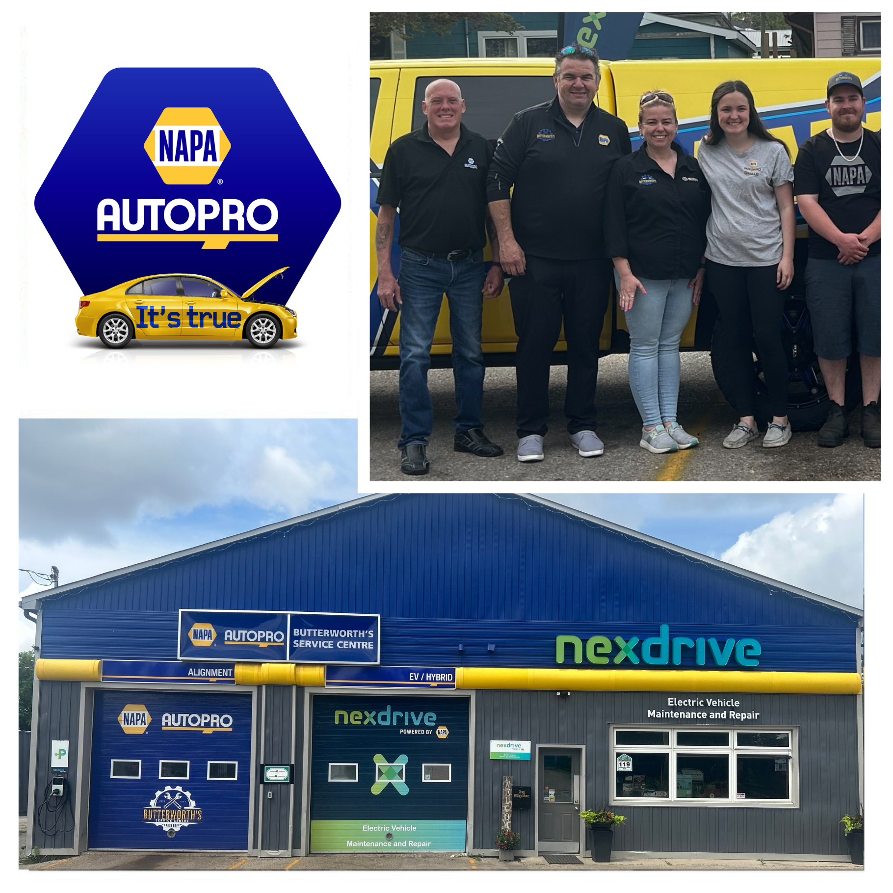 NAPA AutoPro vehicle repair and maintenance shop in Butterworth's Service Centre. Expert auto servic.